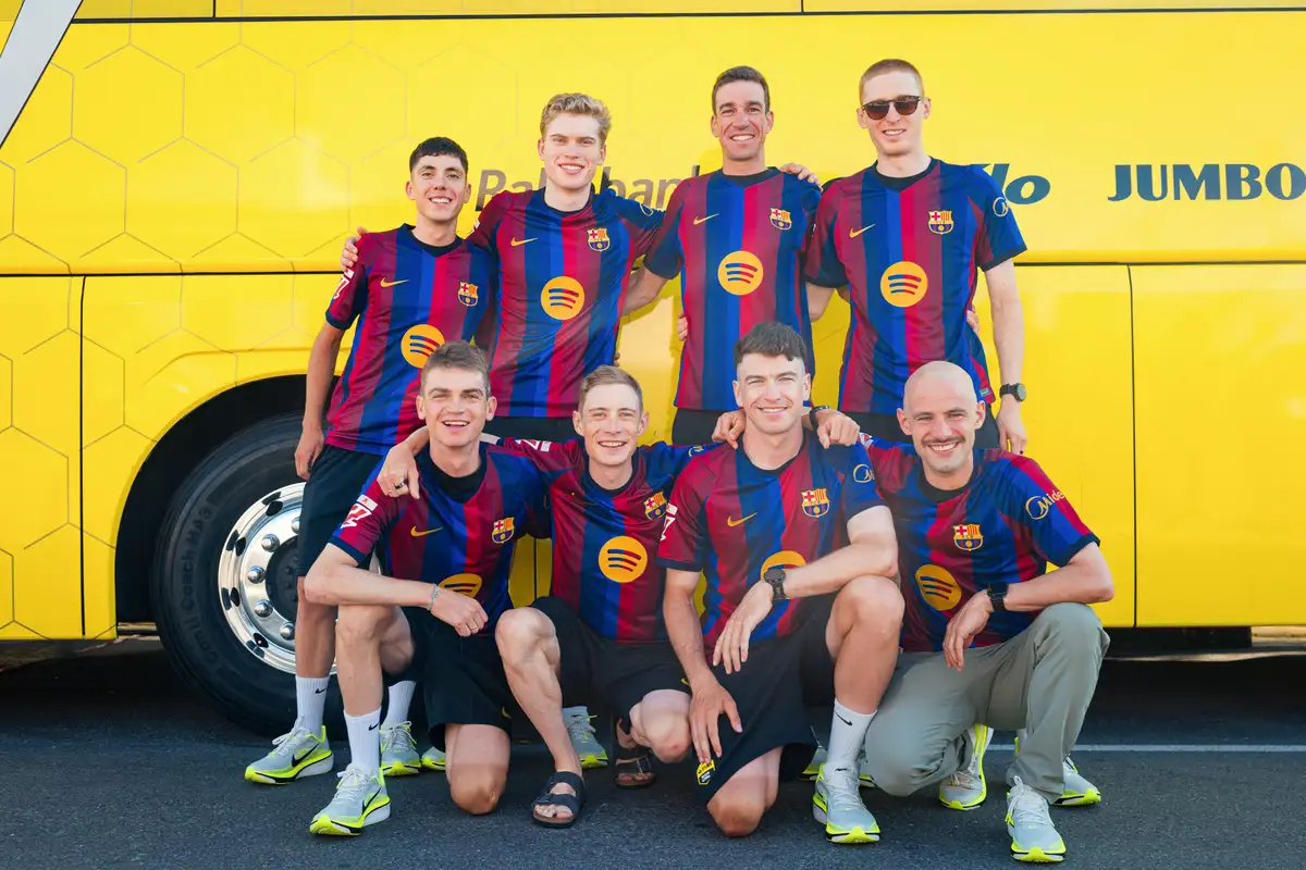 Team Visma Lease a Bike Tour de France start group picture
