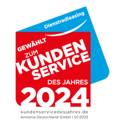 Kundenservice des Jahres 2024 Dienstradleasing - kundenservicedesjahres.com - Armonia Deutschland GmbH – 07.2025